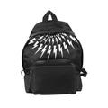 Fair Isle Thunderbolt Nylon Twill Leather City Backpack