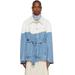 Ssense Exclusive Blue & Off-white Veca Denim Jacket