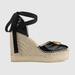 Palmyra Leather Wedges