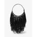 Dyan Small Fringed Leather Shoulder Bag