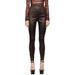 Dolce&gabbana Brown Zip leggings