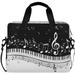 Laptop Case Abstract Music Note Piano Laptops Sleeve Shoulder Messenger Bag Briefcase Notebook Computer Tablet Bags