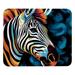 Zebra Gaming Mouse Pad Mouse Mat Mouse Pad - Square 8.3x9.8 Inch Printed Non-Slip Rubber Bottom - Suitable for Office and Gaming