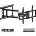 YINCHEN Long Arm TV Wall Mount for 37-75 Inch TV Corner TV Wall Mount with 32â€� Long Extension Full Motion TV Mount Swivel & Tilt Fits Max VESA 600x400mm 100 lbs 16â€� 18â€� 24â€� Studs MD2285-LA