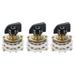 2P10T Rotary Switch 2 Pole 10 Position Band Selector 2 Deck for Radio Home Machine 3 Pcs