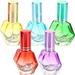 Glass Perfume Bottle Bathroom Decoration Colored Bottles Essential Oil Crystal 5 Pcs