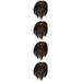 4 Pack Hair Ring Afro Wigs Messy Chignon Hairpiece Miss Updo Drawstring High Temperature Wire