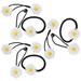 9 Pcs Daisy Hair Accessory for Women Floral Headpiece Tiara Ribbons Hairpin Vacation Miss Plastic Apron
