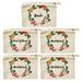 5 Pack Floral Cosmetic Bag Bridesmaid Sets For Bridal Shower 7.2 X 4.7 In