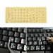 Russian Transparent Keyboard Stickers Letters for Laptop Notebook Computer PC
