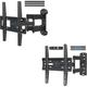 YINCHEN MD2379 Single Stud Full Motion TV Mount for 26-55 Inch TV VESA 400x400mm 99 lbs. Loading and MD2377 TV Wall Mount Full Motion for 26-55 Inch TV VESA 400x400mm 60 lbs. Loading