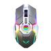 Buodes Summer Savings Clearance Wireless Mouse ZERODATE-T30 Wireless Mouse Rechargeable RGB 2.4G Mouse Ergonomic Design