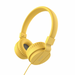 Headphones Wired Headphones 3.5mm Mobile Computer Headphones Hi-Fi Stereo Wired Headphones Wired/TF Suitable for Travel/Adult/Teen Yellow