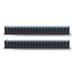 2 Pcs Terminal Block 30A 660V Dual Row Screw Terminal Barrier Strip for Bridge Lighting Tunnel Power Distribution 20 Positions