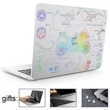 For Macbook Air 13 13.6 M2 M1 Case Laptop Hard Cover For Macbook Pro 13 14 16 Retina With Keyboard Cover Colorful Print