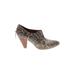 Bettye Muller Ankle Boots: Brown Snake Print Shoes - Women's Size 37