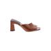 Zara Heels: Brown Shoes - Women's Size 38