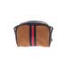 Moda Luxe Crossbody Bag: Brown Color Block Bags