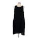 Gap Casual Dress - Mini Scoop Neck Sleeveless: Black Solid Dresses - Women's Size Large