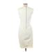 Elie Tahari Casual Dress - Bodycon: Ivory Dresses - Women's Size 6