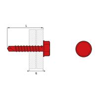 Scell-it - Boîte 250 Vis autoperceurs tht 5.5 x 38 mm - Assemblage 28 mm -THT8-55038