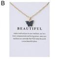 Soug Butterfly Acrylic Pendant Necklace Clavicle Choker Women New Chain Jewelry M3 New
