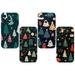 Designed for iPhone 14 Pro Max Case 4 Pack Christmas Tree Shockproof Phone Cases TPU Soft Shell