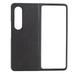 Folding Screen Phone Case PU Leather Fashionable Comfortable Protective Cell Phone Cover for Samsung Galaxy Z FOLD 4 Black