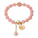 Korean Crystal Bracelet Daisy Bracelet Beads Cute Girly Accessories D5 P1U9