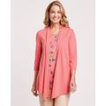 Blair Women's 2-in-1 Waterfall Top - Pink - 3XL - Womens