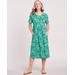 Blair Women's Essential Knit Scoopneck Dress with Pockets - Green - M - Misses