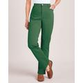 Blair Women's Amanda Stretch-Fit Jeans by Gloria Vanderbilt® - Green - 12P - Petite