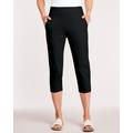 Blair Women's ClassicEase Stretch Capris - Black - 8P - Petite