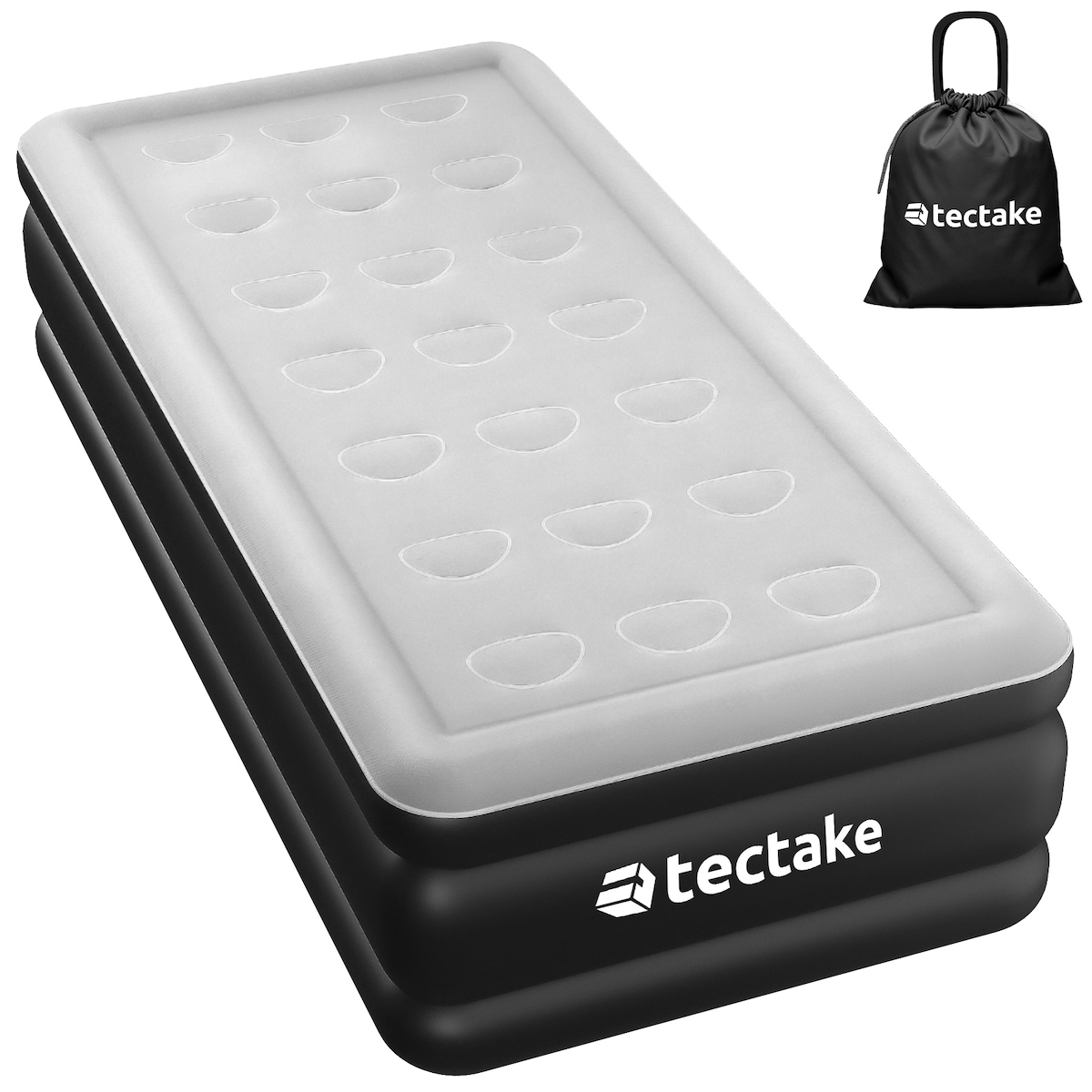 TECTAKE Aufblasbare Matratze AirDreams mit Elektropumpe - 200 x 101 x 44 cm Image