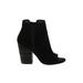 Splendid Ankle Boots: Black Solid Shoes - Women's Size 10 - Open Toe