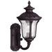 Oxford 1 Light Bronze Outdoor Wall Lantern