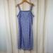 American Eagle Outfitters Dresses | American Eagle Cotton Linen Ditsy Floral Midi Dress Blue Size Extra Extra Large | Color: Blue | Size: Xxl