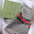 Gucci Accessories | Gucci Sherry Ophidia Wool And Silk Scarf | Color: Green/Red | Size: Os