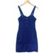 Anthropologie Dresses | Anthropologie Tullette Women’s Sleeveless Blue Button Sheath Dress Size Medium | Color: Blue | Size: M