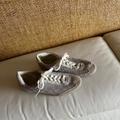 Coach Shoes | Coach Sneakers Gray Suede And Mesh.Size 9 1/2 | Color: Gray | Size: 9.5