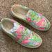 Lilly Pulitzer Shoes | Lilly Pulitzer Julie Sneaker | Color: Green/Pink | Size: 8