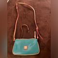 Dooney & Bourke Bags | Dooney & Bourke Lexi Turquoise And Pink Patent Leather Cross Body Bag | Color: Pink/Red | Size: Os