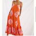 Anthropologie Dresses | Anthropologie Orange Tie-Dye Maxi - Size Small | Color: Orange/Pink | Size: S