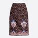 J. Crew Skirts | J Crew Pencil Skirt With Sateen Dot Paisley 6p | Color: Black/Pink | Size: 6p