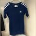 Adidas Dresses | Blue Adidas Bodycon Dress | Color: Blue/White | Size: M