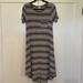 Lularoe Dresses | Lularoe Carly Dress | Color: Gray | Size: Xxs