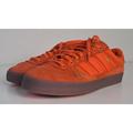Adidas Shoes | Adidas Puig Indoor Comfy Suede Skateboard Shoe Orange Gum Bottom Gy6937 Men's 7 | Color: Orange | Size: 7