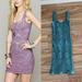 Free People Dresses | Free People Intimately Free Medallion Lace Seamless Strapless Bodycon In Teal | Color: Blue/Green | Size: Xs