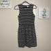 J. Crew Dresses | J. Crew Striped Black & Cream Dress | Color: Black/Cream | Size: Xs