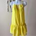 J. Crew Dresses | J. Crew Linen Drop Waist Dress Cover Up Size S | Color: Yellow | Size: S